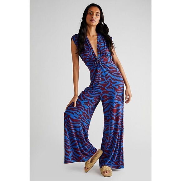 Free People - Next Summer Jumpsuit size M - Picture 8 of 8